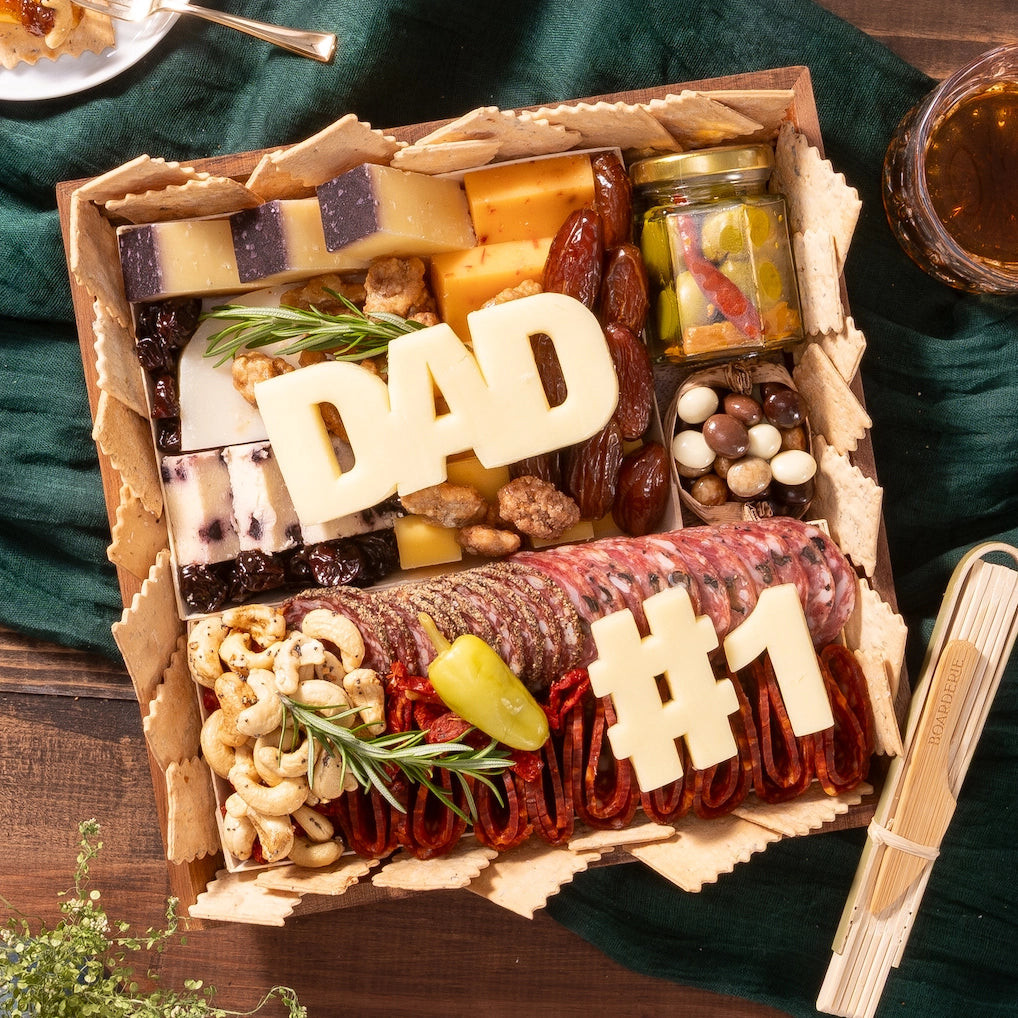 Father's Day Classic Cheese & DAD-cuterie Board | Boarderie | Boarderie