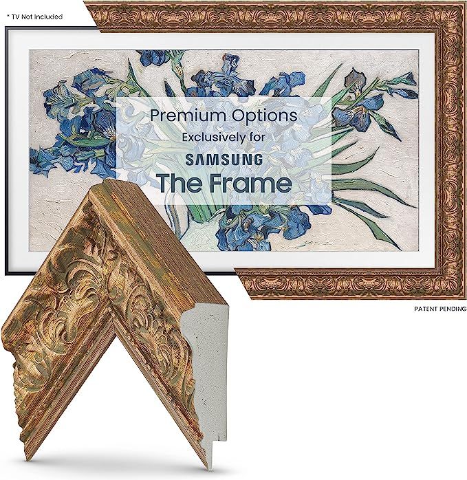 Deco TV Frames -Tuscan Copper Compatible ONLY with Samsung The Frame TV (Fits 2021-2024 Frame TV,... | Amazon (US)