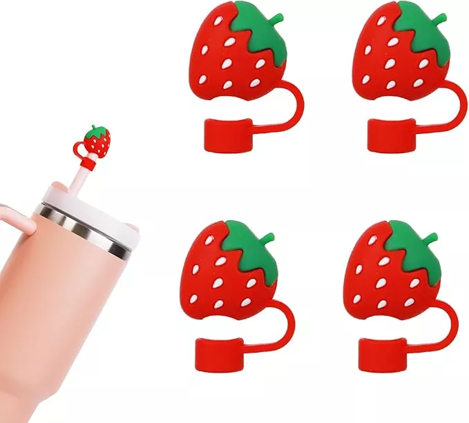 Strawberry Straw Covers 