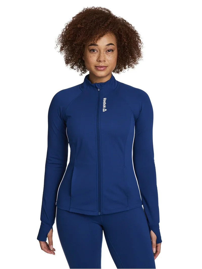 Reebok Women's and Women's Plus Sports Club Meet & Greet Performance Jacket, Sizes XS–3X | Walmart (US)
