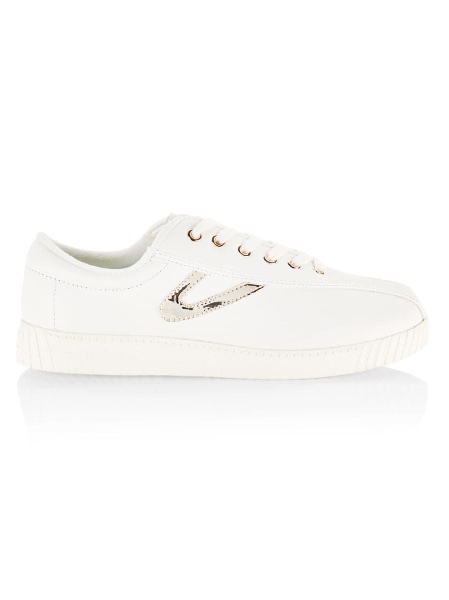 Nylite Plus Leather Sneakers | Saks Fifth Avenue