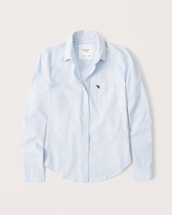 Preppy Oxford Icon Shirt | Abercrombie & Fitch (US)