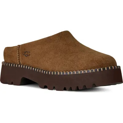 UGG(r) Uptowner Suede Mule in Light Bronze at Nordstrom, Size 8 | Nordstrom