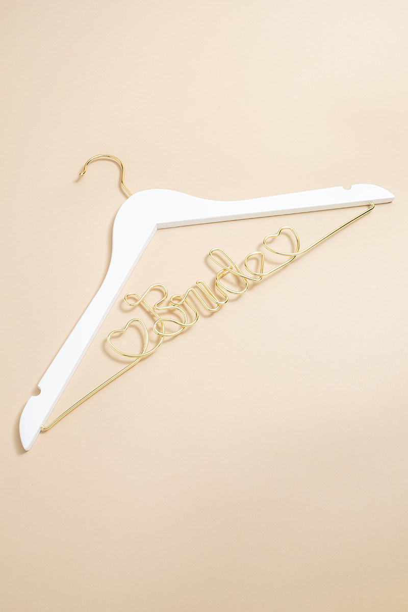 Golden Bride Clothes Hanger | Francesca's