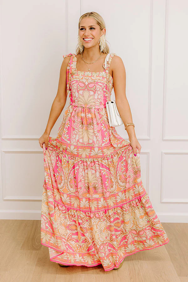 Sunshine Serenade Floral Maxi Dress | Impressions Online Boutique