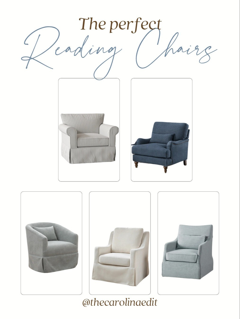 The coziest and dreamiest reading chairs for your office, bedroom, or living room. Coastal cottage inspired. #readingchair #accentchair #coastal #homedecor #cottage #beach #chair #furniture #homefinds 

#LTKHome