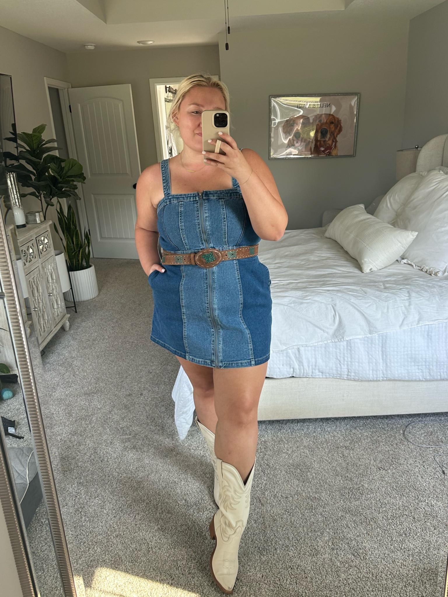 Summer to fall concert outfit inspo! Denim dress available in plus sizes and holds ya in!! Wearing an xxl

#LTKcurves #LTKstyletip #LTKunder50