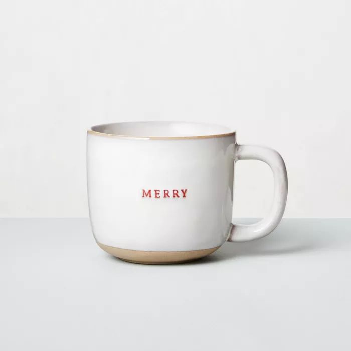 'Merry' Stoneware Holiday Mug - Hearth & Hand™ with Magnolia | Target