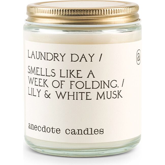 Anecdote Candles | Laundry Day Glass Jar Candle | Maisonette | Maisonette