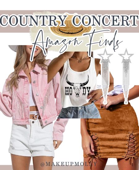 Country Concert Amazon Outfit Ideas 
•
Country concert outfit
Summer country concert 
Concert fashion 
Festival fashion 
Festival look 
Cowboy boots 
Cowboy shorts woman’s 
Sparkly bodysuit 
Country concert amazon finds 
Amazon fashion 
Cowboy boots white 
Rhinestone shorts 
Sparkly bodysuit 
Nashville outfits 

#LTKFestival #LTKFind

#LTKTravel #LTKStyleTip #LTKSeasonal