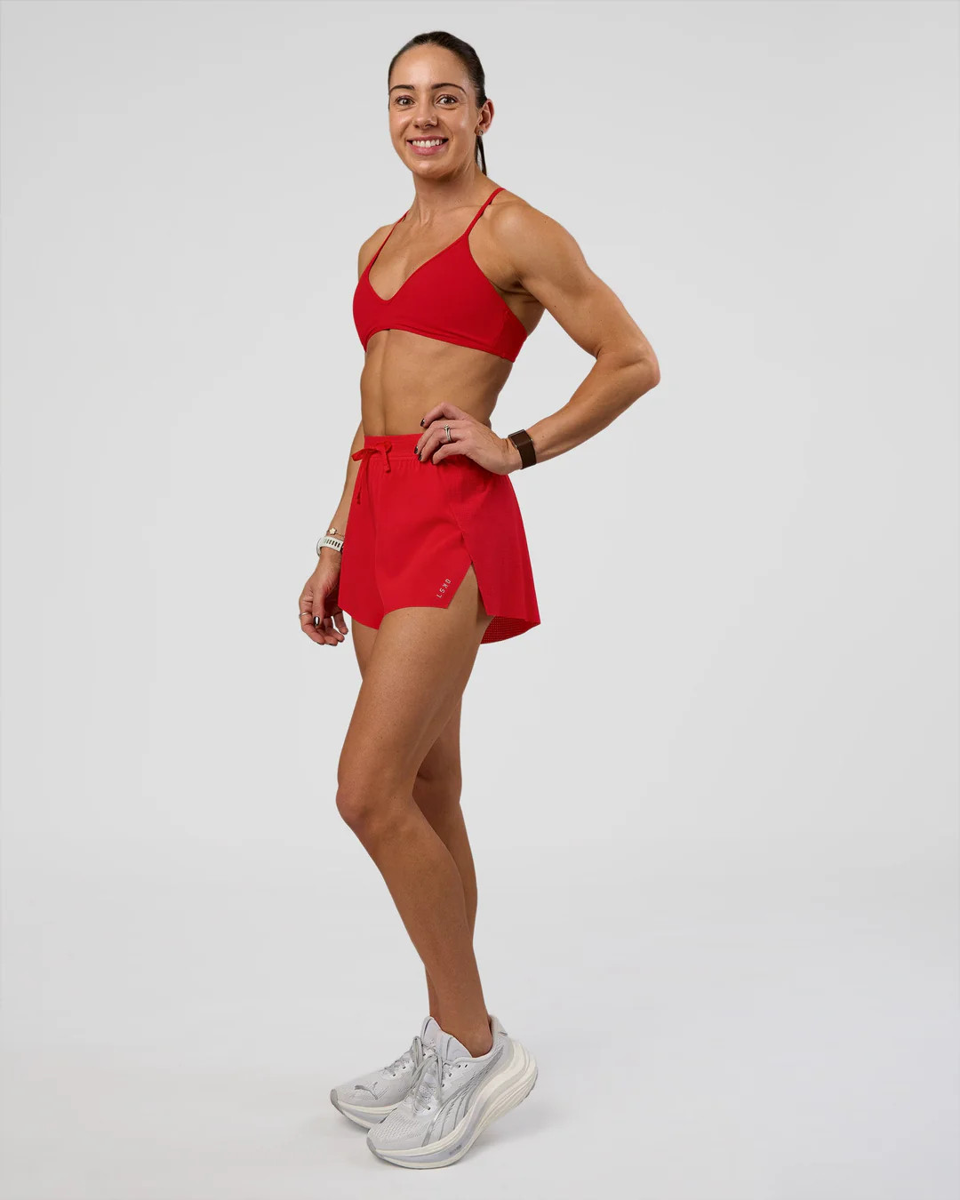 Accelerate 3" High-Rise Running Short - Flame | LSKD | LSKD