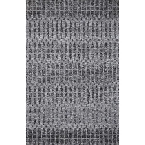 Yeshaia Polyester Gray/Charcoal Rug | Wayfair North America