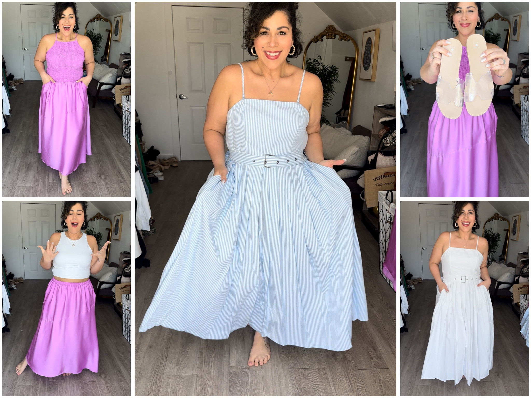 Target order sizing. 

Dress: size 14 
Skirt: xxl
Shirt: large 
Shoes: 11