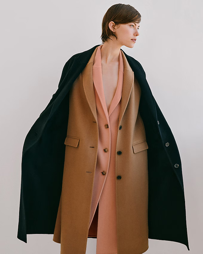Chiara topcoat in Italian double face | J. Crew US