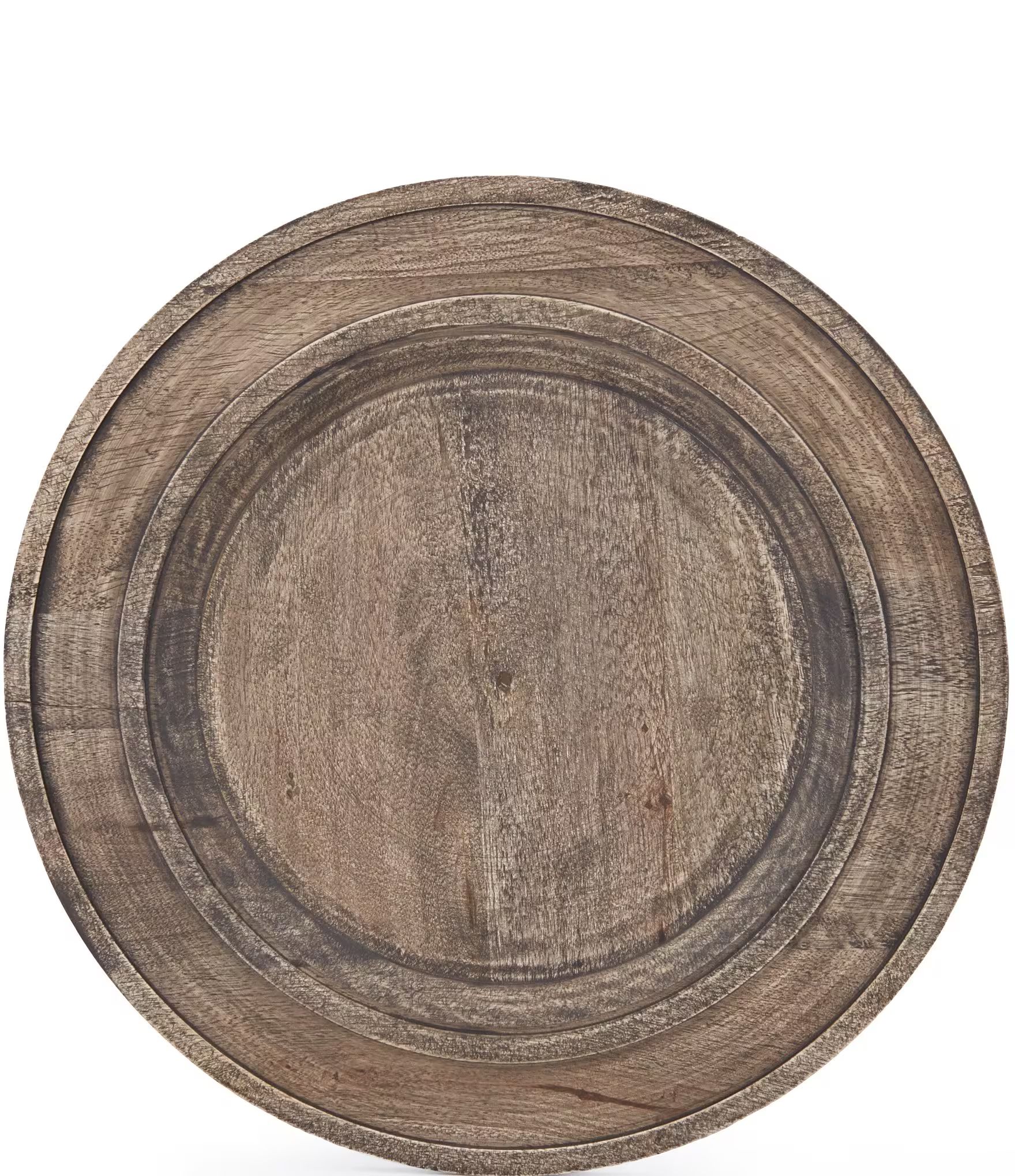 Rustic Mango Wood Charger Plate | Dillard's