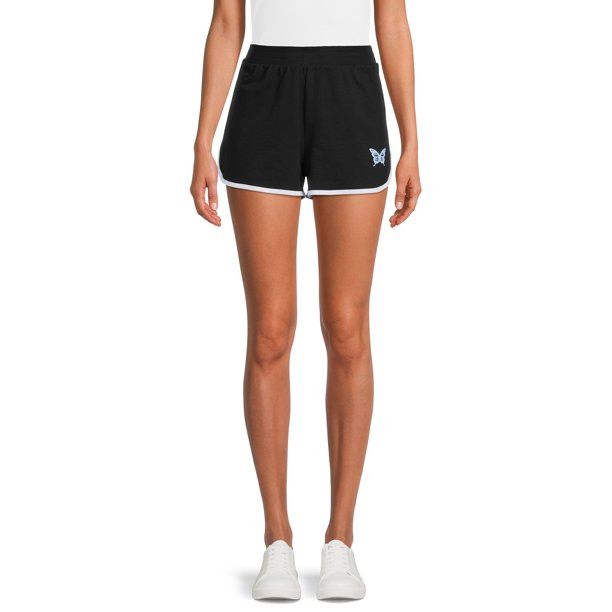 No Boundaries Juniors French Terry Graphic Shorts | Walmart (US)