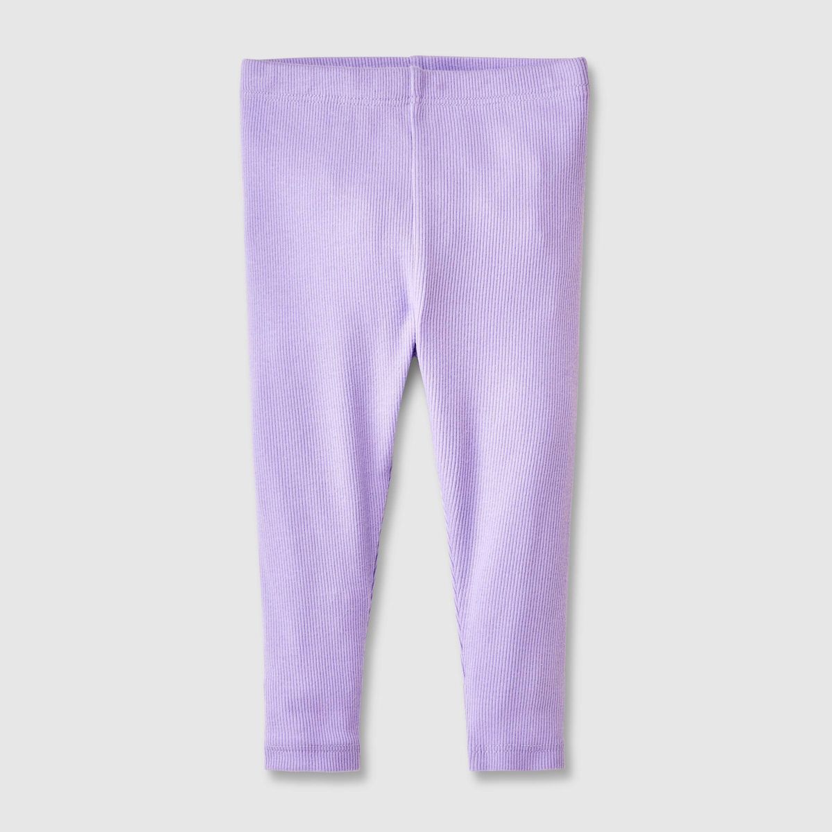 Baby Girls' Ribbed Leggings - Cat & Jack™ Purple Newborn | Target