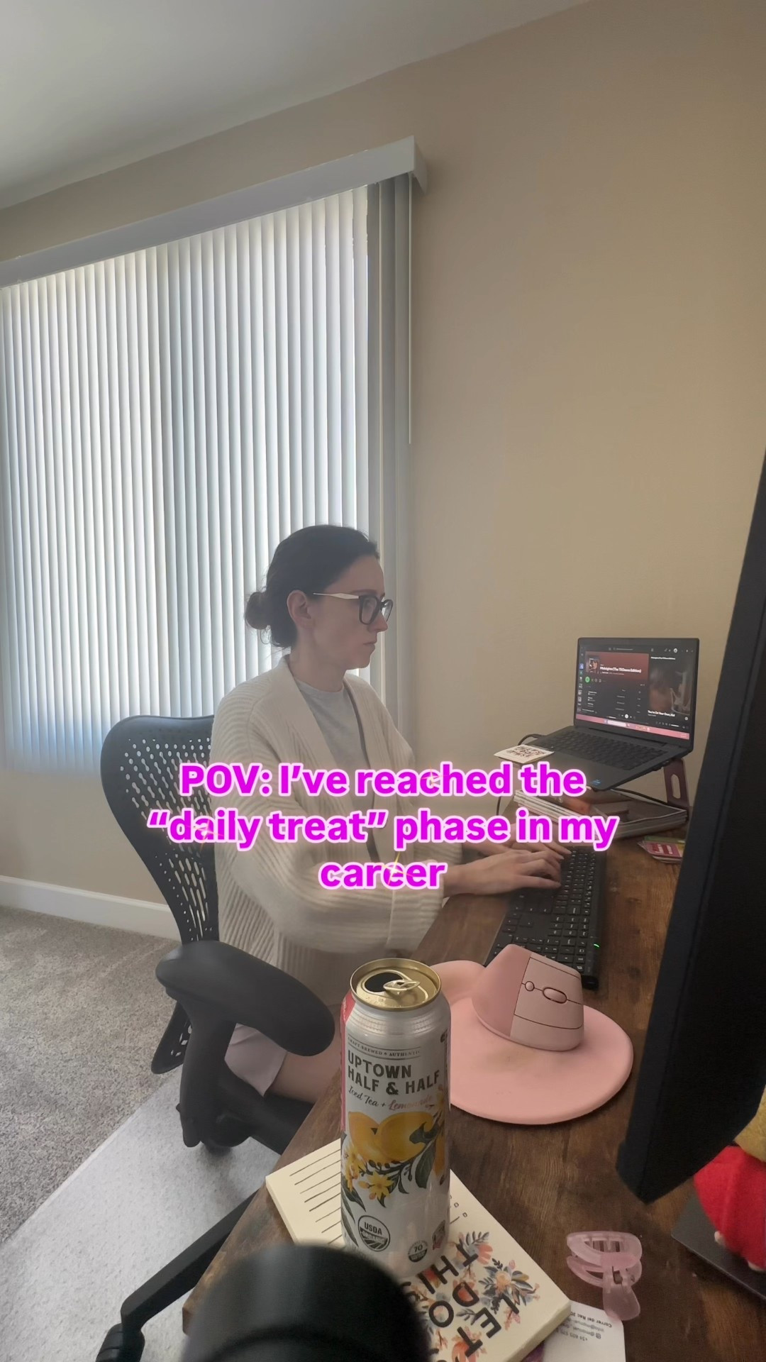 Today it’s an iced tea, tomorrow it’s a $9 iced coffee 🥲 

#LTKWorkwear