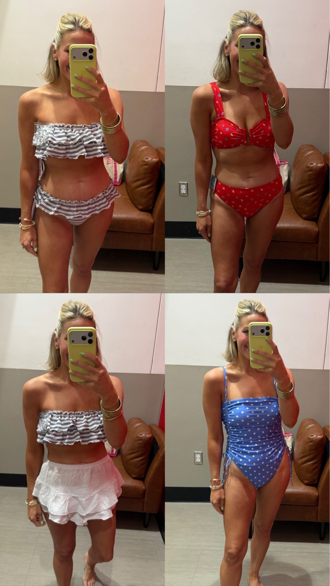 New Target swim!! Just added online and I sized up to a medium in all! Love the red white and blue for Memorial Day weekend!!

#LTKootd #LTKSwim #LTKPetite