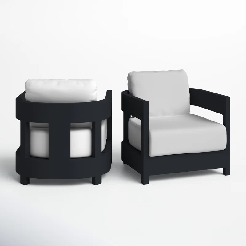 Everlee Patio Chair with Cushions (Set of 2) | Wayfair North America