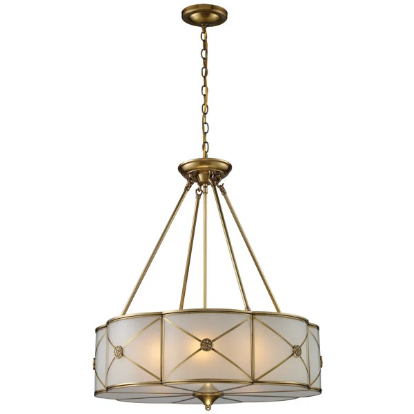 Kada 6 - Light Dimmable Drum Chandelier | Wayfair North America