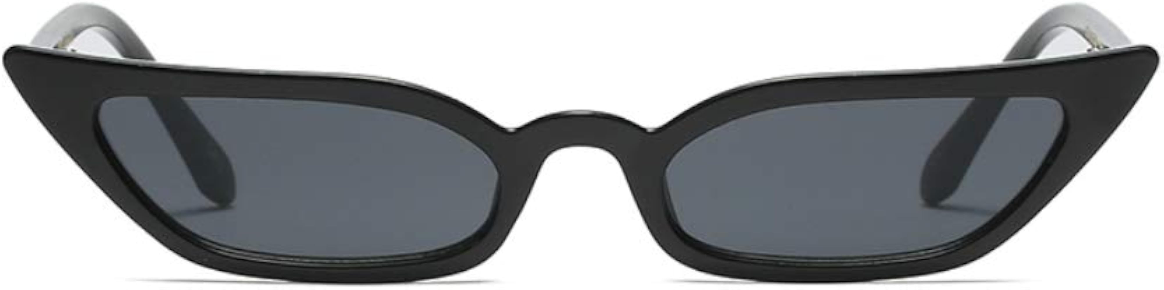 Freckles Mark 90s Vintage Retro Narrow Cat Eye Sunglasses for Women Small Fashion Sun Glasses | Amazon (US)