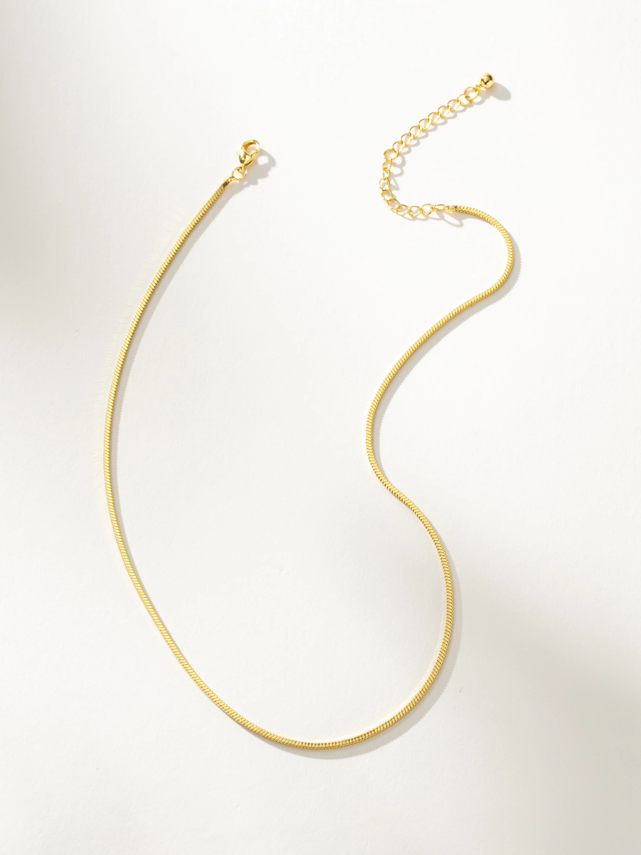 Sure Thing Snake Chain Choker Necklace in Gold | Uncommon James | Uncommon James