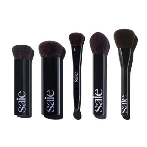 Saie The Ultimate Brush Collection - Base, Big, Double, Fluffy & Powder Blush - High-Performance, Cruelty-Free Makeup Brushes for Seamless Application | Amazon (US)