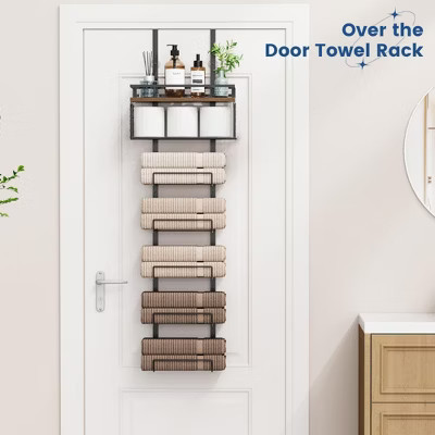MOEPISY Towel Racks for Bathroom Over The Door Towel Racks Towel Storage Organizer | Target