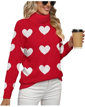 Jouica Women 2025 Fall Casual Turtleneck Batwing Sleeve Chunky Oversized Ribbed Knit Tunic Sweate... | Amazon (US)