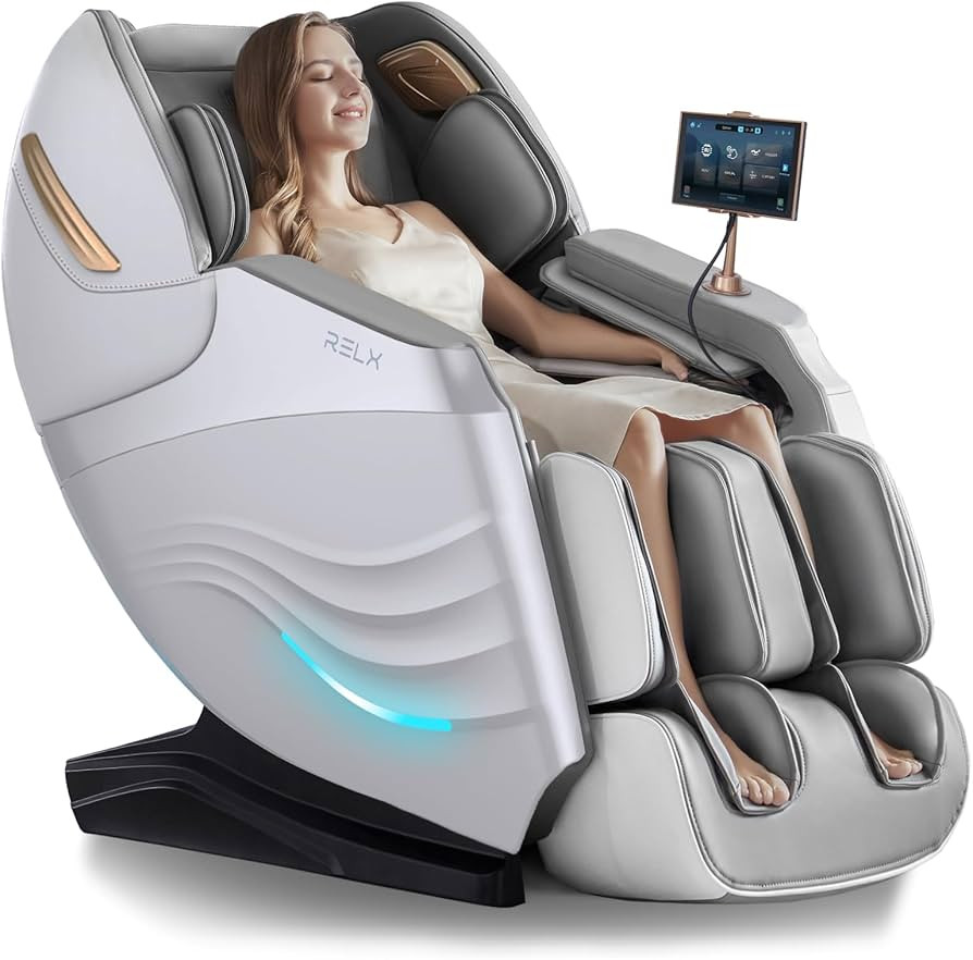 RELX Massage Chair Full Body, 20 Modes Zero Gravity SL-Track Shiatsu Massage Chair Built-in Heat ... | Amazon (US)