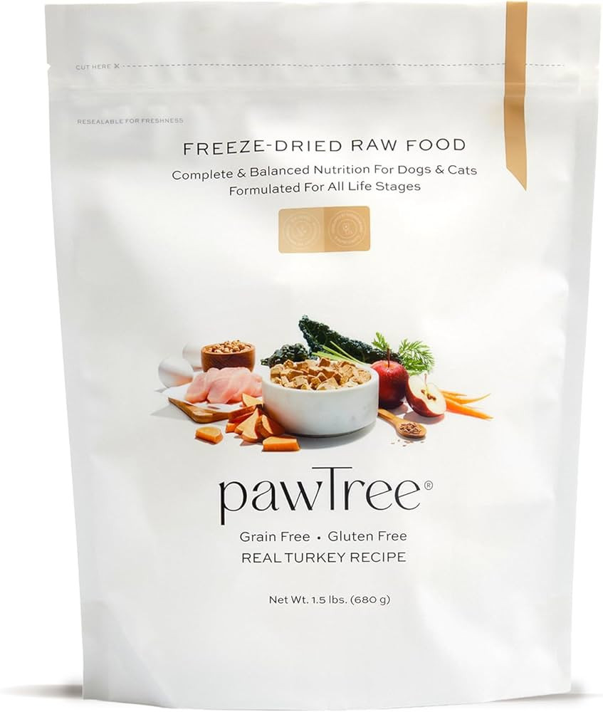 pawTree Freeze-Dried Raw Food for Dogs & Cats. Nutrient-Rich, All-Natural, Complete & Balanced Nu... | Amazon (US)