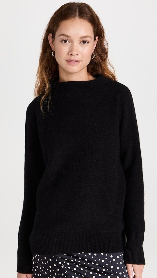 Funnel Neck Cashmere Sweater | Shopbop