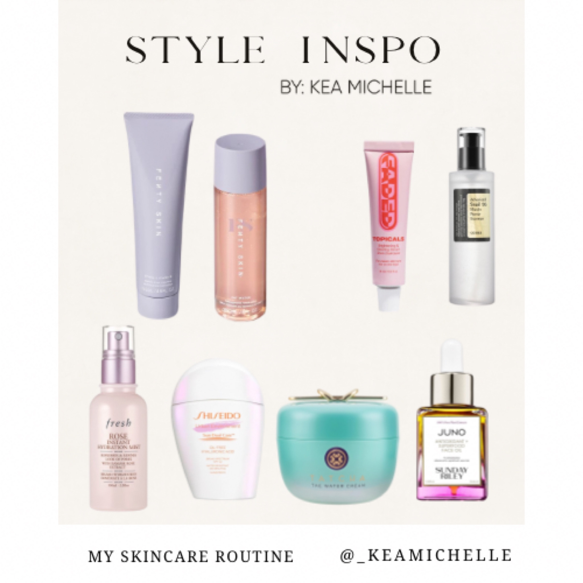 My holy grail ✨
My skincare routine is literally all of my favorite things. Occasionally I like to switch it up but for the most part, this is it. Check them out!

#LTKStyleTip #LTKBeauty #LTKFindsUnder100