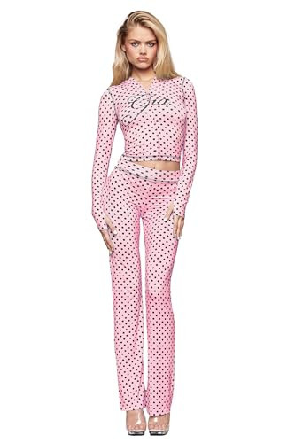 I.AM.GIA Blare Trackpant - Pink Polka DOT | Amazon (US)