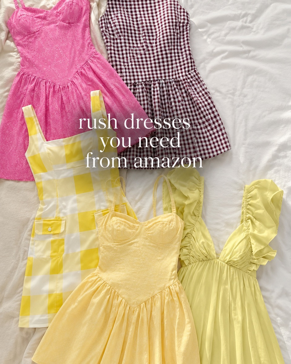 POV: You’re building your dream rush wardrobe on an Amazon budget. These dresses are giving expensive, coastal, Southern college girl vibes and are perfect for recruitment season. I love finding pieces that are flattering, comfortable enough for long days, and versatile enough to wear again after rush is over. If you’re rushing this fall, don’t wait too long because the cutest Amazon finds always sell out during recruitment season. Save this for your rush shopping list, send it to your roommate, and follow along because I have so many more rush outfit finds coming your way! 🤍🫶

#amazonfinds #rushdresses #recruitmentoutfits #sororityrush #amazondresses

#LTKgrwm #LTKootd #LTKSaleAlert