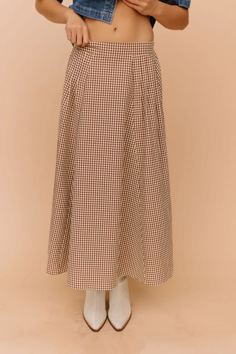 Phoenix Gingham Skirt | Henly