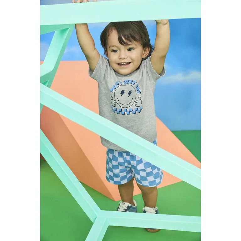 Garanimals Baby Basic Printed Jersey Shorts, Sizes 0-24 Months | Walmart (US)
