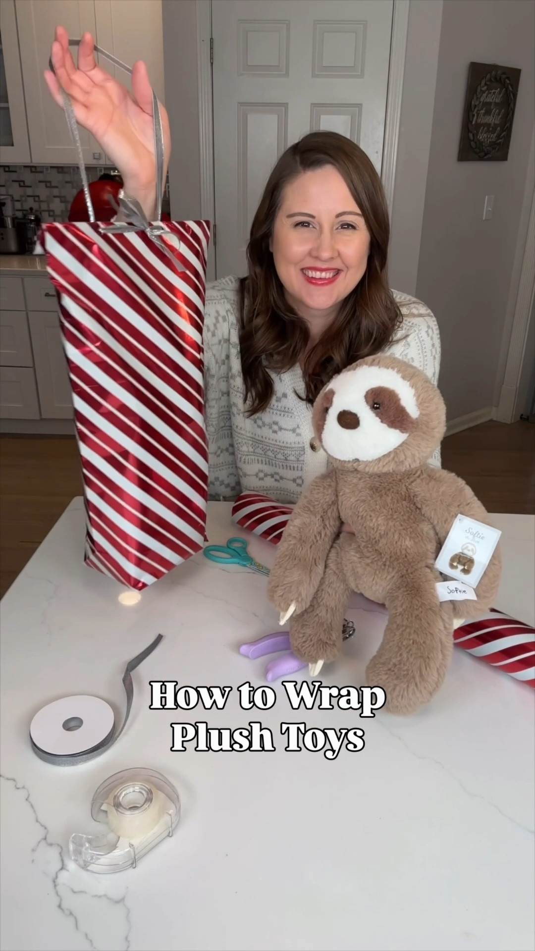 Plushies, but make them ✨presentable✨ 🧸🎁 This super simple gift wrap hack turns any plush toy into the cutest wrapped surprise—no box needed! Just wrap, tie, and watch their face light up 💕Perfect for birthdays, holidays, or anytime gifting magic. Try it for yourself! 

#GiftWrapHack #PlushToyWrap #EasyGifting

#LTKGiftGuide #LTKHoliday #LTKSeasonal