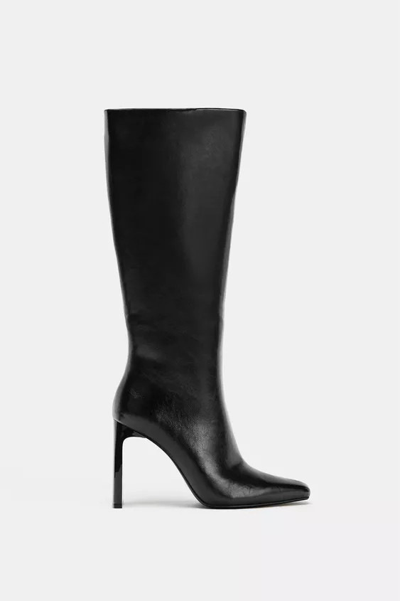 POINTED TOE HEEL BOOTS | Zara US