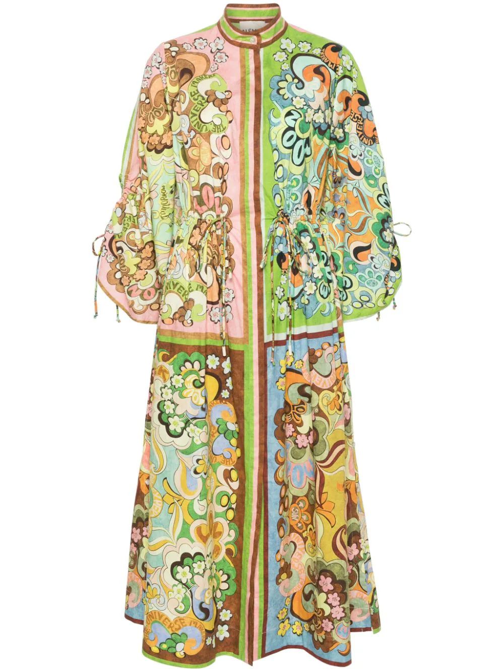 ALEMAIS Dreamer Pool Cotton Maxi Dress - Farfetch | Farfetch Global