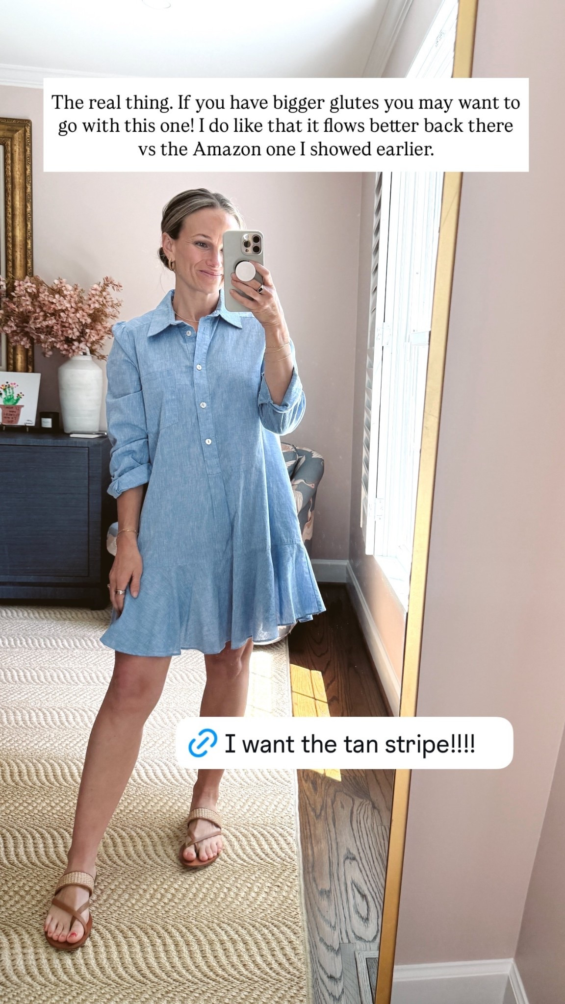 The real thing. If you have bigger glutes you may want to go with this one! I do like that it flows better back there vs the Amazon one I showed earlier.

#LTKSeasonal #LTKStyleTip