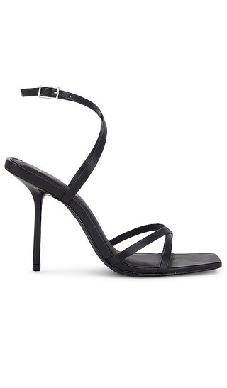 Gemma Heel Sandal in Black Nappa | Revolve Clothing (Global)