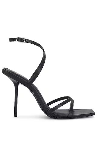 Gemma Heel Sandal in Black Nappa | Revolve Clothing (Global)