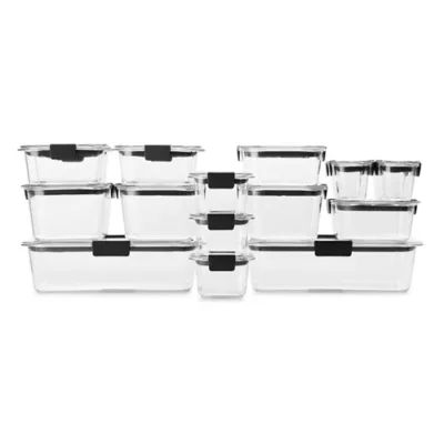 Rubbermaid® Brilliance 36-Piece Food Storage Container Set | Bed Bath & Beyond