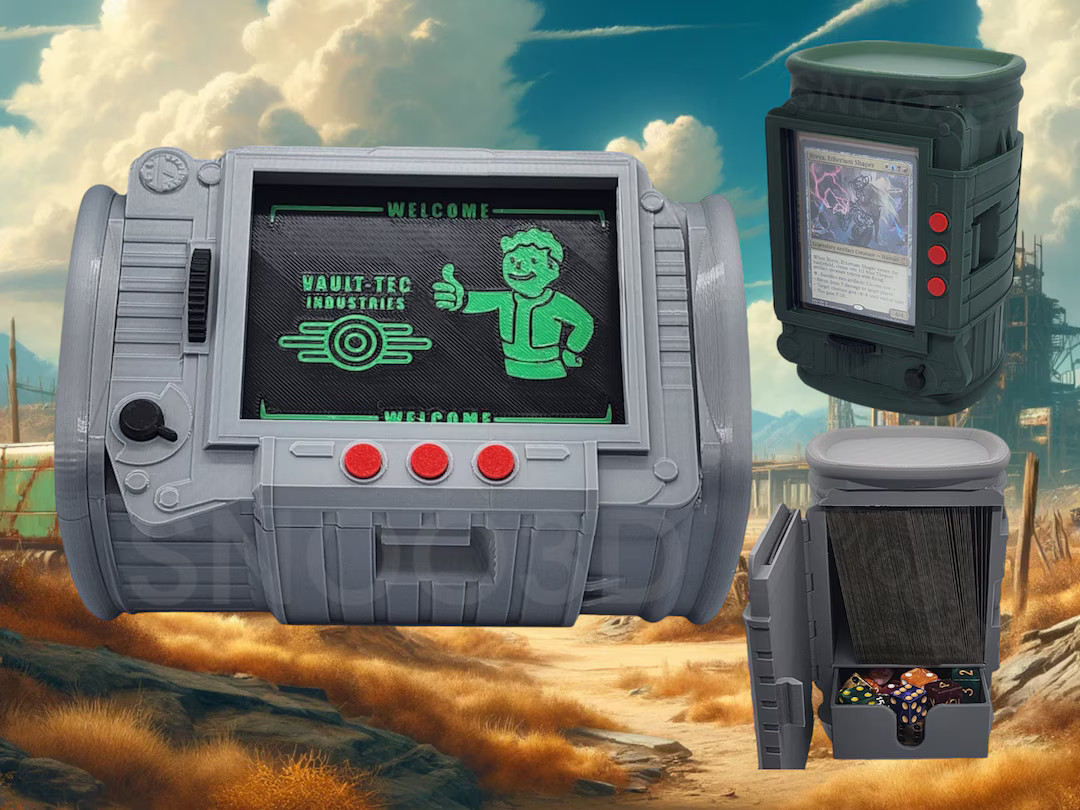 Fallout Pipboy Deck Box 100 Card MTG EDH Commander Magic the Gathering Snoo3d - Etsy | Etsy (US)