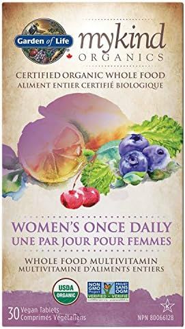 Garden of Life Mykind Organics Multivitamin-Women's, 30's. Health, Energy, Beauty - Helps promote en | Amazon (CA)