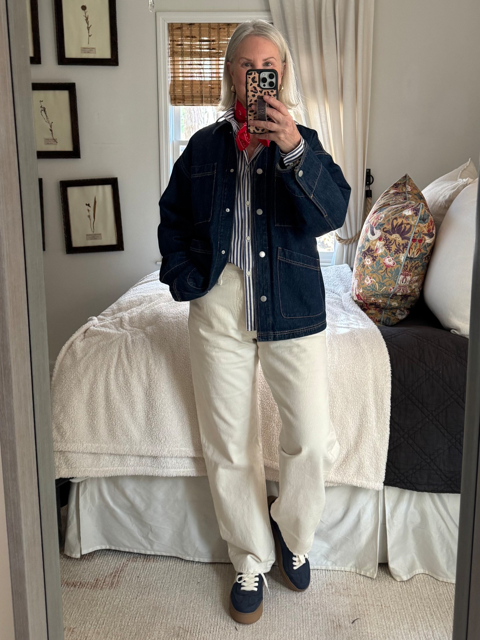 Oversized denim jacket is a must!  This one was from Target last year….what is on rotation  right now are the ivory denim with the navy sneakers!


#LTKFindsUnder100 #LTKdayinmylife #LTKootd