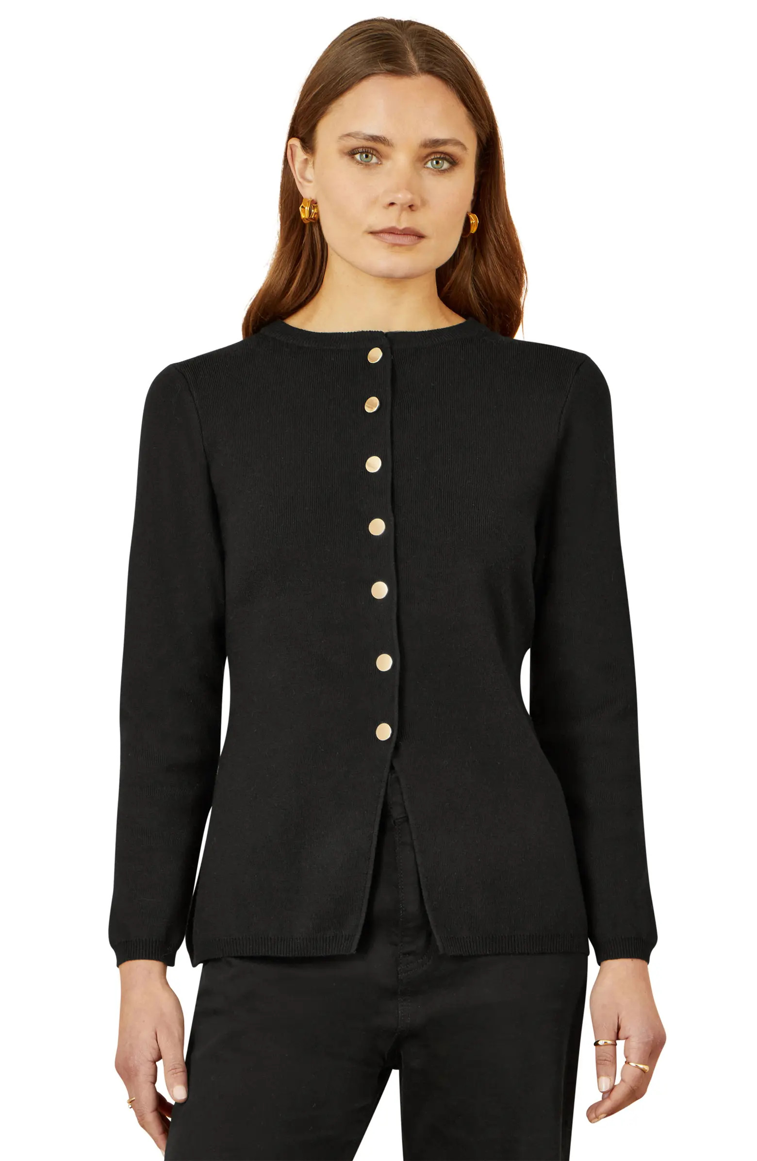 Yumi Chic Peplum Button Up Cardigan | Nordstrom | Nordstrom