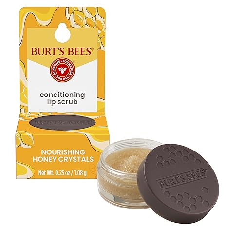 Burt's Bees Conditioning Honey Lip Scrub, Exfoliates & Conditions Dry Lips, with Honey Crystals, ... | Amazon (US)